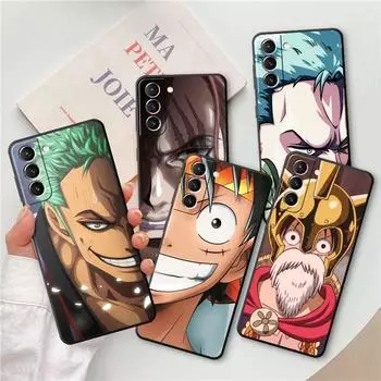 Чехол OO-ne-P-Pieces с рисунками для Samsung Galaxy S20 FE S7 S9 S10e S22 Ultra 5G S21 Plus S8 S21 S10 S22 +, черный мягкий чехол Samsung S7