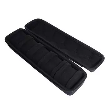 Чехол-органайзер для часов с 5 отделениями на молнии, многофункциональный, портативный, водонепроницаемый