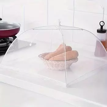 Чехол от пыли, прозрачный чехол для овощей, складной чехол от комаров, чехол для стола для пикника на открытом воздухе 32cm