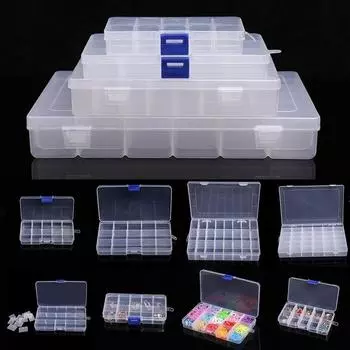 Чехол-отсек Organizeis Organizer Storage Box Container Dust Protect 10 Compartment