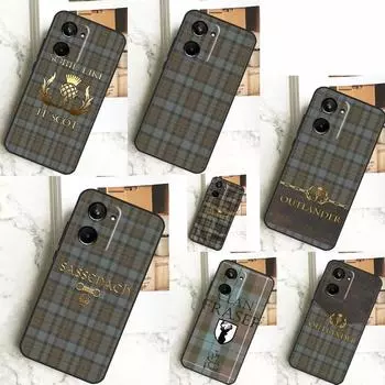Чехол Outlander Fraser Tartan для Realme C67 C55 C53 C51 C35 C33 C31 C30 C25s C21Y GT Neo 6 GT5 9 10 11 12 Pro Plus Realme 12 Pro Plus