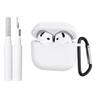 Чехол OwnestX AirPods 4 Чехол Airpods 4-го поколения Мягкий силиконовый материал Совместимость с беспроводной зарядкой Полная защита Предотвращение потери Легкий