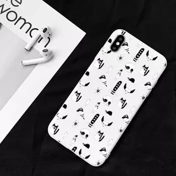 Чехол Oyasumi Punpun для iPhone 14 11 12 13 Mini Pro Xs Max 8 7 6 6S Plus X XR, однотонный чехол цвета конфет iphone 12