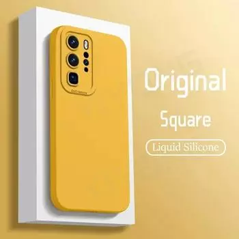 Чехол P40 Pro, мягкий, жидкий, силиконовый чехол для Huawei P40 P30 Lite P20 Pro Plus P30Pro P30Lite P40Pro, чехлы для телефонов For P40 красный