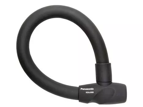 Чехол Panasonic Extra Thick Wire Lock Silicone для велосипеда, черный, длина 45 см x толщина 24 мм NSAJ088-B