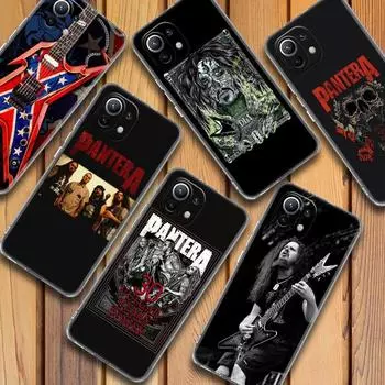 Чехол Pantera Dimebag Darrell Band для Xiaomi Mi 11 Note 10 10T 9 9T 12 Pro Lite Poco X3 F3 M3, прозрачный чехол Redmi 9 9A 9C 10, чехлы Xiaomi Mi 9(9T)