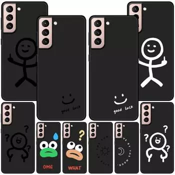 Чехол «Пара Солнца и Луны» для Samsung Galaxy S22 Ultra, чехол для телефона S21 S20 FE S10 S9 S8 Plus S10e S7 Edge, черный мягкий силиконовый чехол Samsung S22 5G