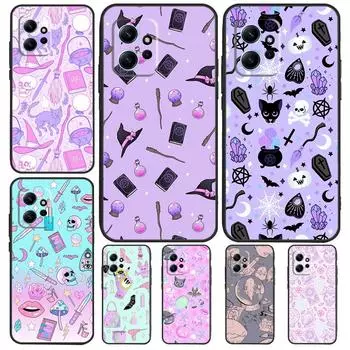 Чехол Pastel Goth Witchy для Xiaomi Redmi Note 12 11 10 8 9 Pro 9S 10S 11S 12S Чехол для Redmi 12 9C 10C 12C Redmi 9