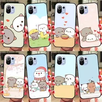 Чехол Peach And Goma Cat Funda для POCO X3 Pro F3 M3 M4 Pro, чехол для Xiaomi Mi 11T Pro 11 Ultra Note 10 Lite, чехол Mi 9