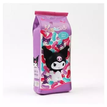 Чехол-пенал в форме картонной коробки с персонажами Sanrio с мягкими мягкими деталями, Kuromi