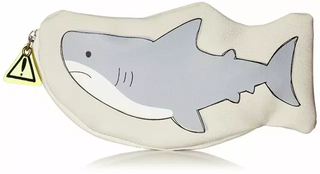 Чехол-пенал женский Pouch Animal Shark Grey [Flapper] серый