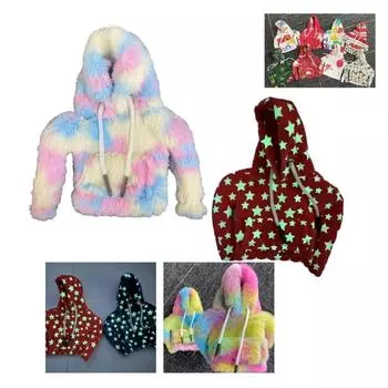 Чехол переключения передач, универсальный чехол для ручки переключения передач, забавный свитер с капюшоном для переключения передач, защитная пленка для ручки переключения передач автомобиля 5,91 дюйма JA