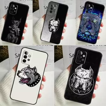 Чехол Pit Bull Lovely Dog Pitbull для Samsung Galaxy A55 A35 A25 A15 A51 A71 A12 A32 A52 A13 A33 A53 A14 A34 A54 Coque Samsung A22 5G