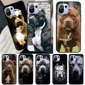 Чехол Pitbull Dog для POCO X5 X3 X4 F5 Pro F3 F4 GT C40 M5s Чехол для телефона Xiaomi 13 11T 12T Pro 12 Lite POCO M5