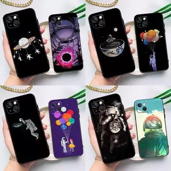 Чехол Planet Astronaut для iPhone 15 14 13 12 11 Pro Max X XS Max XR 7 8 Plus SE 2020 2022, чехол-бампер iPhone 13 Pro