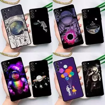 Чехол Planet Astronaut для Samsung Galaxy S23 S22 S20 S21 Ultra S8 S9 S10 Note10 Plus Note20 Ultra S20 FE Galaxy S23 Plus