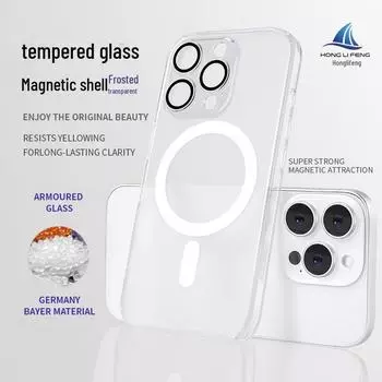 Чехол-пленка для объектива iPhone 15 Pro, магнитный чехол MagSafe, защитный чехол для Apple 14 — комплексное решение для вашего мобильного телефона