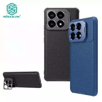 Чехол-подставка для камеры Nillkin Flip Cover для POCO F6 Pro Redmi K70 Pro, чехлы для телефонов, защитная задняя крышка для объектива в откидном стиле Redmi K70/ K70 Pro синий