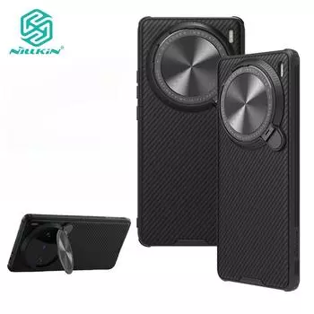 Чехол-подставка для камеры Nillkin Flip Cover для Vivo X100 Pro, чехлы для телефонов, защитная задняя крышка для объектива в стиле Flip-Style For Vivo X100 Pro чёрный