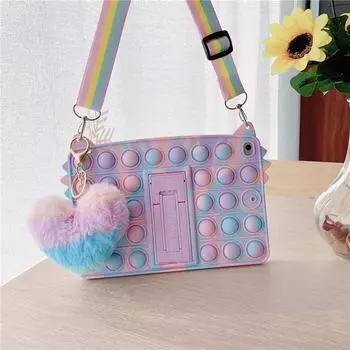 Чехол-подставка для планшета с мультяшным рисунком для Samsung Galaxy Tab A 10,1 T510 T515 S6 A7 Lite 8,7 T220 T225 P610 10,4 T500 505 8,0 T290, детский чехол, силиконовый мягкий чехол A7 Lite 8.7 T225