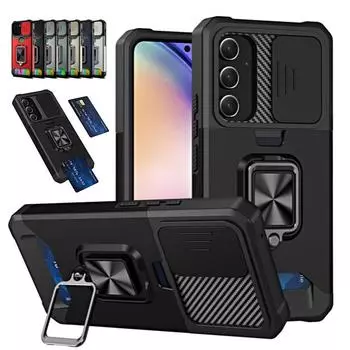 Чехол-подставка для Samsung Galaxy A15 5G A25 A35 A55 A14 A34 A54 A13 A33 A53 чехол для карты слот кольцо держатель бизнес полная защита чехол For Samsung A15 5G золотой