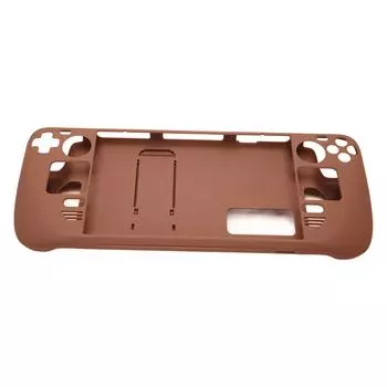 Чехол-подставка для Steam Deck Hands Free с полной защитой и защитой от отпечатков пальцев коричневый