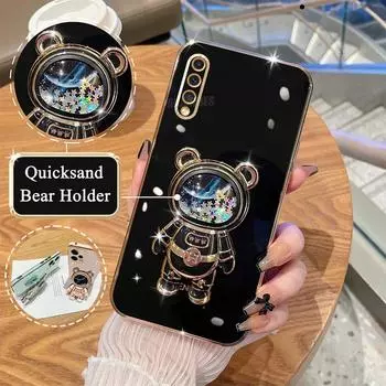 Чехол-подставка с блестящим держателем зыбучих песков A 50 70 30 s для Samsung Galaxy A50 A70 A30s A7 2018 A20 A50s A21s A51 A50