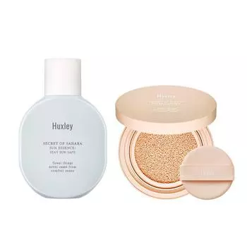 Чехол-подушка Huxley Own Attitude + солнцезащитная эссенция SPA50+PA++++, White Desert, 1 шт.