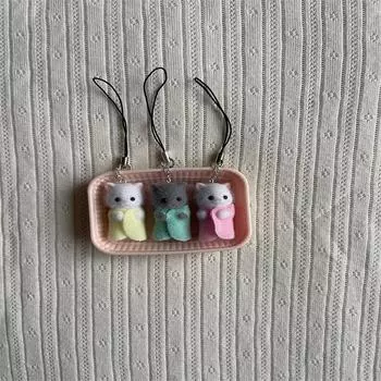 Чехол-подвеска для телефона Baby Calico Critter Cats | Аксессуары Для Телефона, Кошки, Брелки, Брелки белый