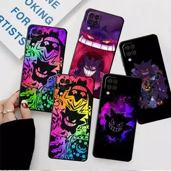 Чехол Pokemon Gengar для Samsung Galaxy A52 A12 A51 A32 A21s A71 A32 5G A12 A22 A53 A31 A13 A72 A02s A41 A03 A04, чехол для телефона Samsung A53 5G