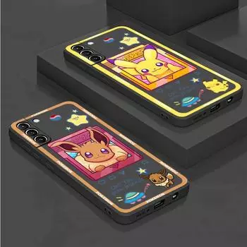Чехол Pokemon Pikachu для Samsung Galaxy S20 S22 Ultra S21 FE S10 S9 Plus Note 20 10 Lite 9 мягкий чехол для телефона Samsung S22 Ultra 5G