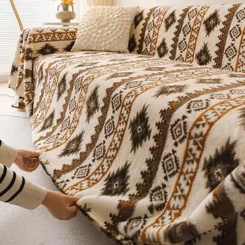 Чехол-покрывало для дивана EIFLOY-Bohemia, 3-местный, плотный, универсальный чехол для дивана, защита мебели для кресел, защита от царапин 180x130