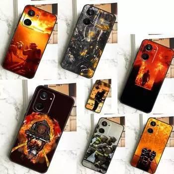 Чехол пожарный пожарный для Realme 12 11 10 9 Pro Plus GT5 GT Neo 6 C55 C53 C51 C35 C33 C30 C25s C21Y C31 C67 Realme GT5