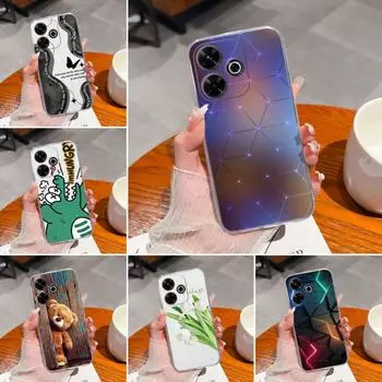 Чехол Pretty Starry Sky для Xiaomi Redmi K80 Pro K70 Ultra A3 Pro A4 Note 14 Pro Plus 13 14C 14R 4G 5G Прозрачный силиконовый чехол для защиты камеры для Redmi Redmi 13 4G