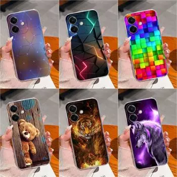 Чехол Pretty Starry Sky Pattern для Oppo A3x Realme Narzo N63 13 Pro K12x, мягкий силиконовый протектор экрана, высококачественная прозрачная задняя крышка для Oppo Oppo A3x 4G