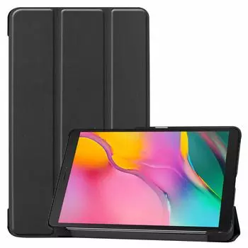 Чехол ProCase Folio для Galaxy Tab A Тонкий и легкий чехол Smart Cover с функцией подставки, твердый чехол, совместимый с Galaxy Tab A 2019 дюймов, черный, 8,0 дюйма