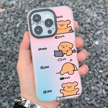 Чехол Puppy Laser для iPhone 15 Pro, 14/13, 12, Max Plus - Hard Shell Apple Mobile Cover iPhone 11