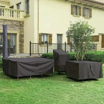 Чехол Пылезащитный чехол Поворотное кресло для отдыха Водонепроницаемый стул Сверхмощный чехол для мебели для патио C