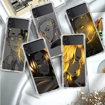 Чехол японского аниме «Токио Мстители» для Samsung Galaxy Z Flip 3 4 5g Funda Z Flip3, прозрачный жесткий противоударный чехол для ПК, чехол для телефона Samsung Z Flip 5G