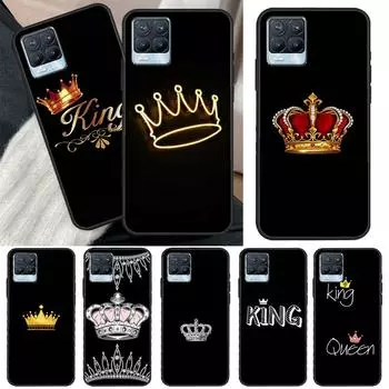 Чехол Queen King Crown для OnePlus 10 9 Pro 8T 9R Nord2 Чехол для Realme GT Neo 2 3 GT Master 8i 9i 8 Pro Realme 8i