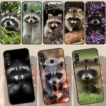 Чехол Raccoon для Huawei P30 Pro P50 P20 P40 Lite P Smart 2021 Nova 5T, чехол для Honor 50 8X 10i P Smart 2021