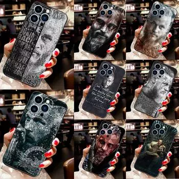 Чехол Ragnar Lothbrok Vikings для iPhone 13 12 11 14 Pro Max XS Max XR X 6S 7 8 Plus SE 2020, задняя крышка, чехол для телефона iPhone 8 Plus