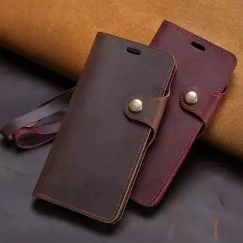 Чехол-раскладушка из кожи Samsung s23 Ultra Crazy Horse для Note20, S21 Plus и S20+. Изготовлен из коровьей кожи, цельный. S22 темно-зеленого