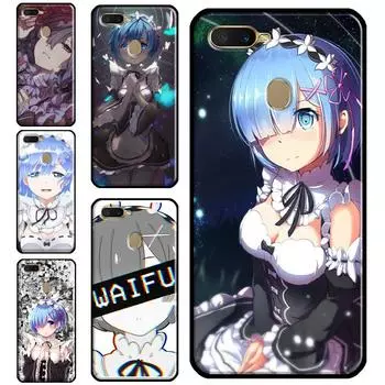 Чехол Re Zero Rem для OPPO A5 A9 A31 A53 2020, чехол для OPPO A52 A72 A15 A1K A3S A5S A53S A54 A94 A74 OPPO A5S