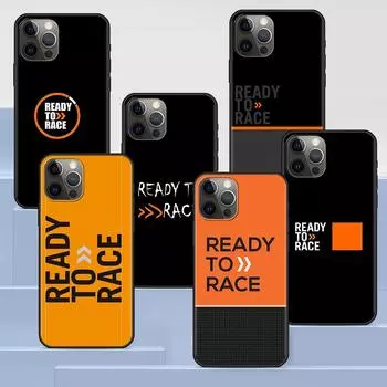 Чехол Ready To Race для iPhone 14 13 11 12 Pro Max XR 7 8 + X 6 6S Plus XS SE 2020 Coque Black Soft Phone Cover Silicone Funda iPhone 14 Pro Max