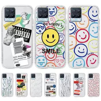 Чехол Realme 8 Pro для Realme GT Neo 7 7i 6 C21 GT Master Narzo 30 5G Q3 V13 Q3i 8Pro 6Pro, прозрачный силиконовый милый чехол Realme 6 Pro