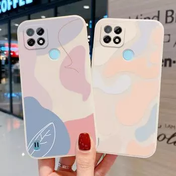 Чехол Realme 8i, силиконовые чехлы для OPPO Realme 8 8Pro C21 C25 Y GT 5G Q3 Pro Fundas Realme Narzo 30 Q3i V13, защитный чехол для объектива Realme 8 Pro