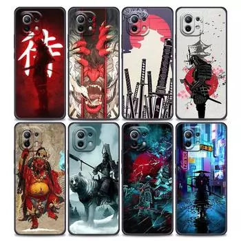 Чехол Red Sun Samurai для Xiaomi Mi 11 Lite 5G NE 11i 11X 11T 12 Pro Poco F1 F3 X3 GT X4 NFC Pro, силиконовый чехол Demon Art Anime Mi 11