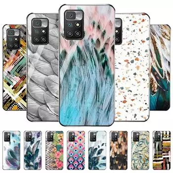 Чехол Redmi 9 для Xiaomi Redmi 10, чехол из закаленного стекла Redmi 9a 9c Nfc 8a 8 7a 6a Note 8 9 10 Pro, чехол с рисунком на спине Redmi 10