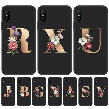 Чехол Redmi 9A для Xiaomi Redmi 9C NFC 9A 9T Mi 11t Pro, чехол Redmi Note 11 8 Pro 11S Poco M4 Pro, силиконовый чехол с милыми буквами, чехол Etui Redmi note11 4G(11S